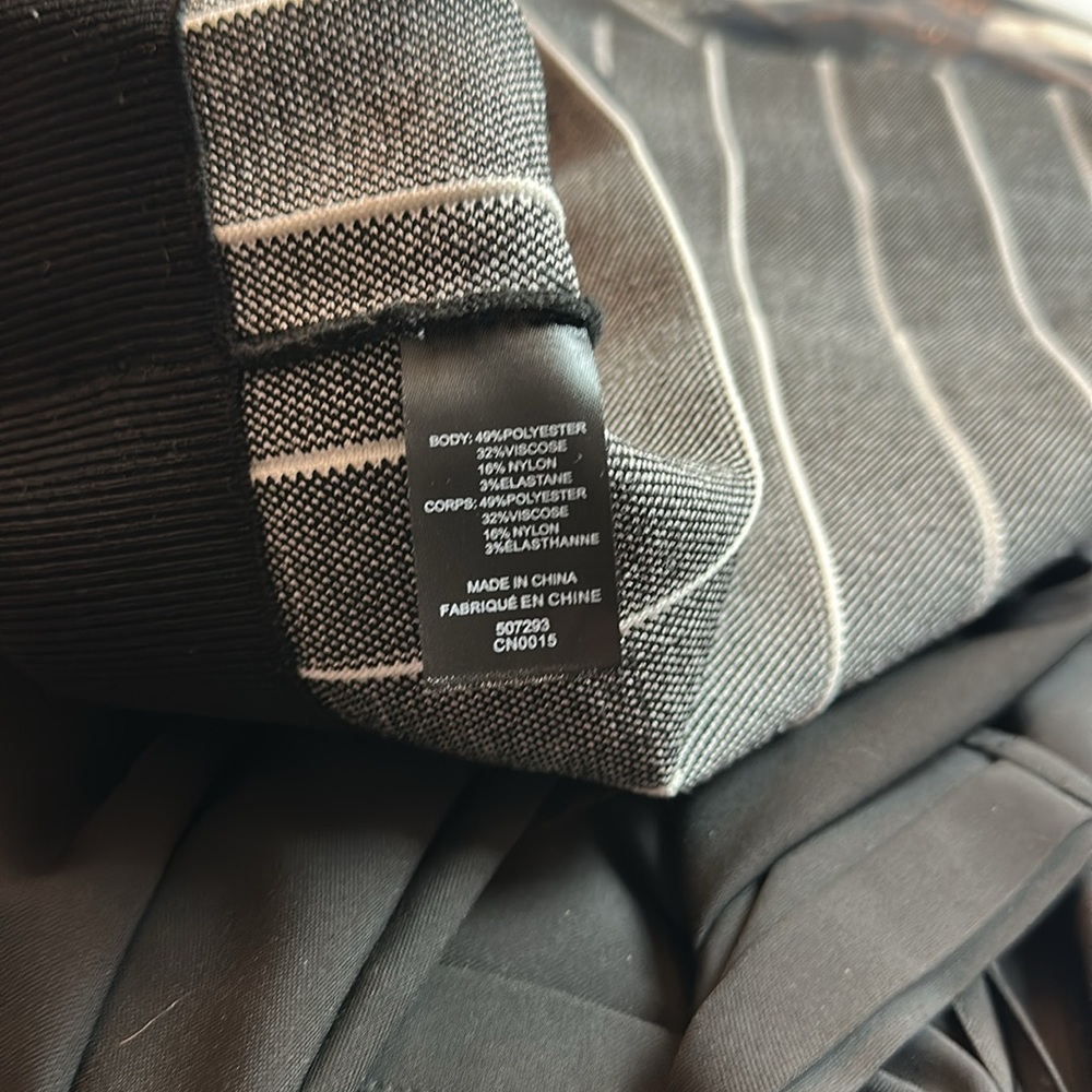 House of Harlow 1960 Striped Knit Maxi Skirt | Pleated Column · Quiet Luxury - Picture 10 of 10